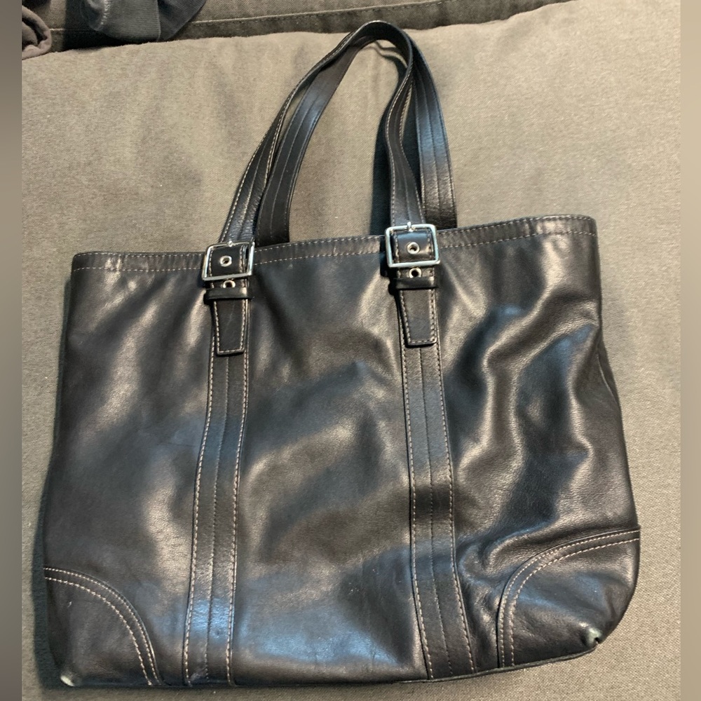 Vintage Coach Tote - Leather